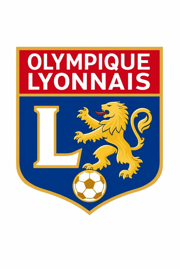 올림피크 리옹 공식 엠블럼 이미지