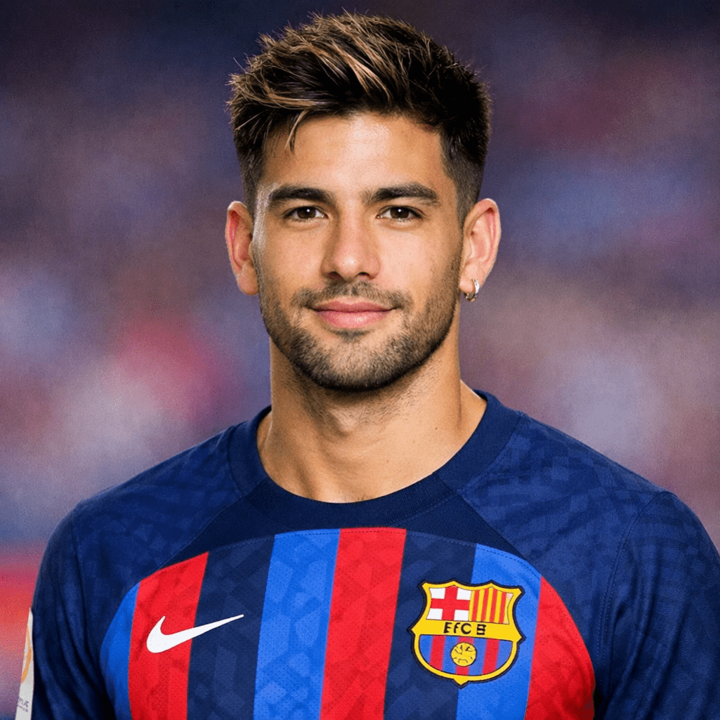 FC 바르셀로나 유니폼을 입은 선수 프로필 이미지